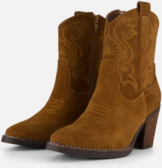 Cellini Cowboylaarzen cognac Suede