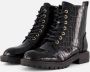 Cellini Croco Veterboots zwart Synthetisch - Thumbnail 1