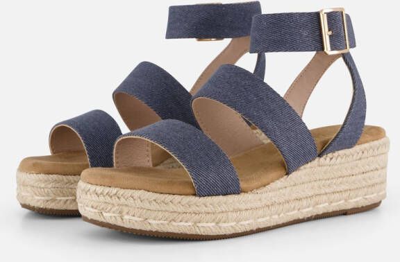 Cellini Denim Espadrilles blauw Synthetisch