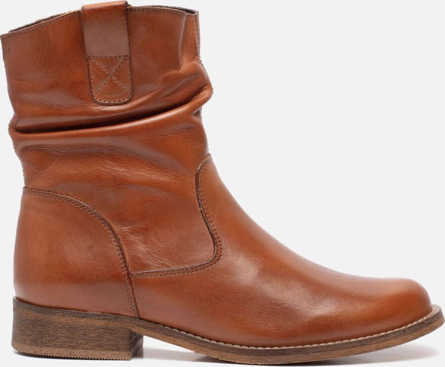 Cellini Enkellaarsjes Cognac Leer 180501 Dames Leer - Foto 2