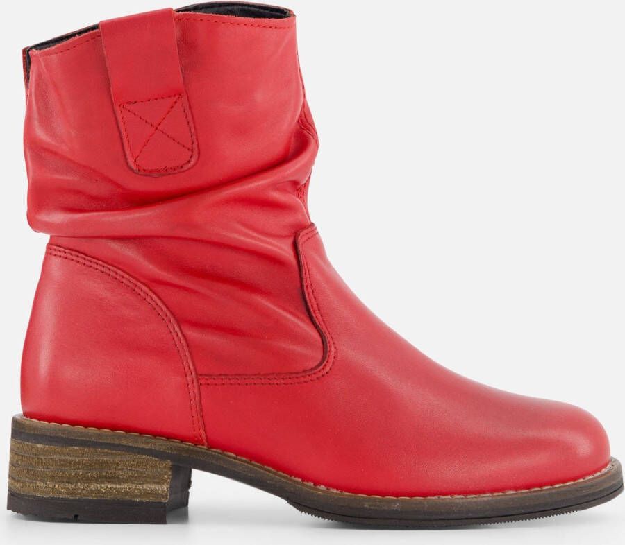 Cellini Enkellaarsjes rood Leer Schoenen