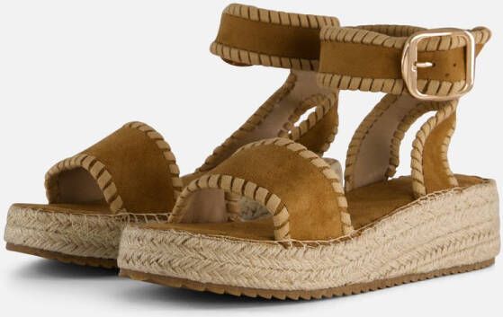 Cellini Espadrilles bruin Textiel