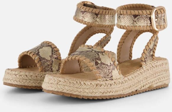 Cellini Espadrilles bruin Textiel