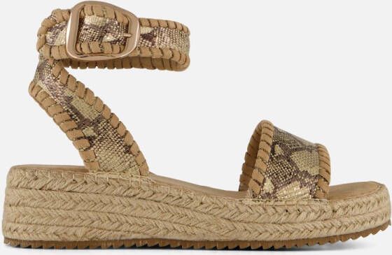 Cellini Espadrilles bruin Textiel