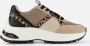 Cellini Leopard Sneakers beige Textiel - Thumbnail 1