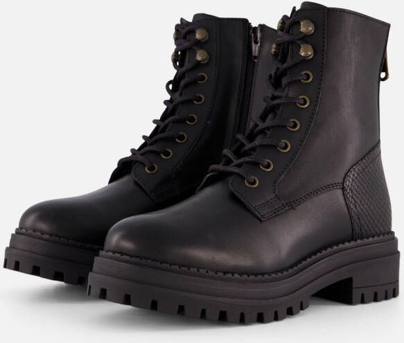 Cellini Luna Veterboots zwart Leer