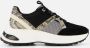 Cellini Snake Sneakers zwart Textiel - Thumbnail 1