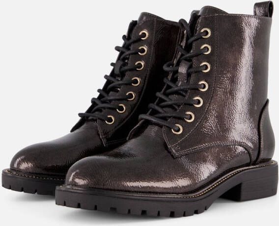 Cellini Veterboots zilver Lak Synthetisch