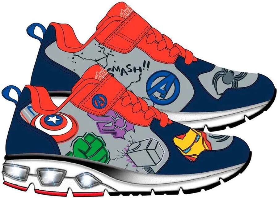 Cerdá Disney Cerda Disney Sporty Tpr Sole With Lights Avengers Schoenen Grijs Kinderen