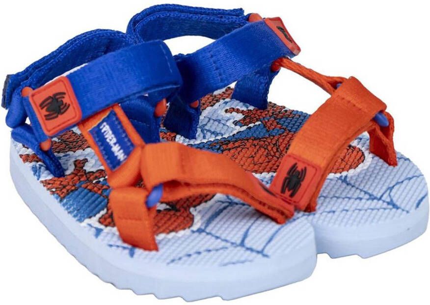 Cerda Group Casual Velcro Spiderman Sandalen Blauw