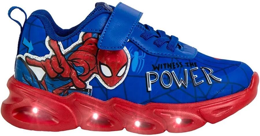 Cerda Group Spiderman Eva-sneakers Met Lichtjes Blauw Jongens