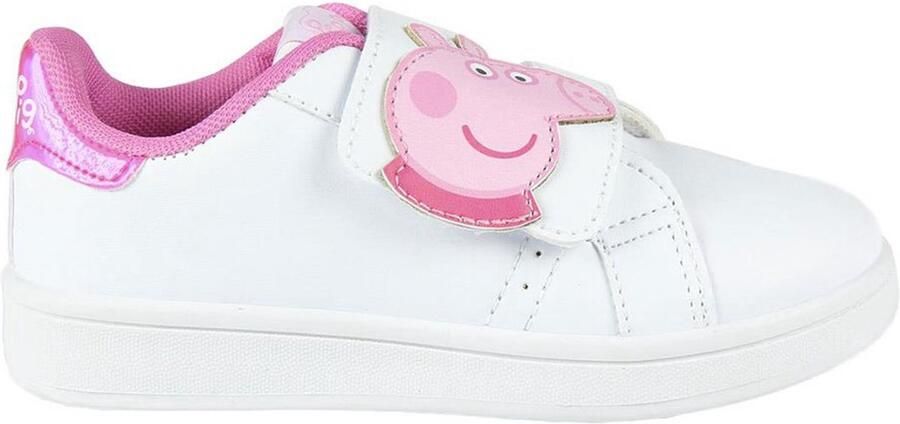 Cerda Group Sporty Classic Peppa Pig Velcro Schoenen Wit Meisjes
