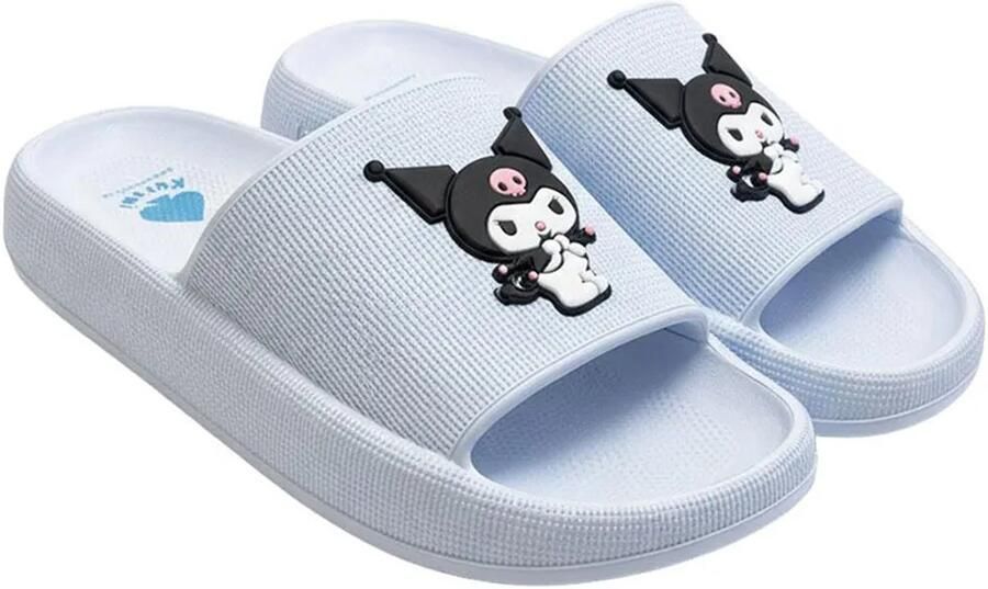CERDÁ LIFE'S LITTLE MOMENTS Hello Kitty Kuromi Slippers Dames Paarse Badslippers Comfortabel Officiële Sanrio Merchandise