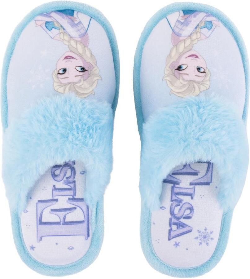 CERDÁ LIFE'S LITTLE MOMENTS Disney Frozen Elsa Sloffen Meisjes Pantoffels Kindersloffen Instappers Lichtblauw
