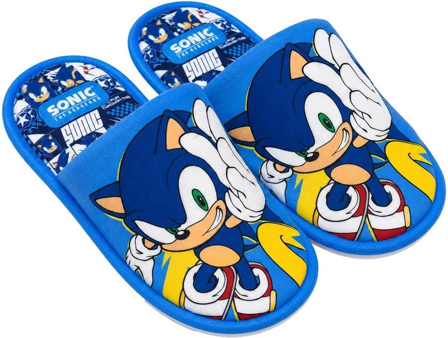 CERDÁ LIFE'S LITTLE MOMENTS Sonic the Hedgehog Sloffen Jongens Pantoffels Kindersloffen Instappers Blauw