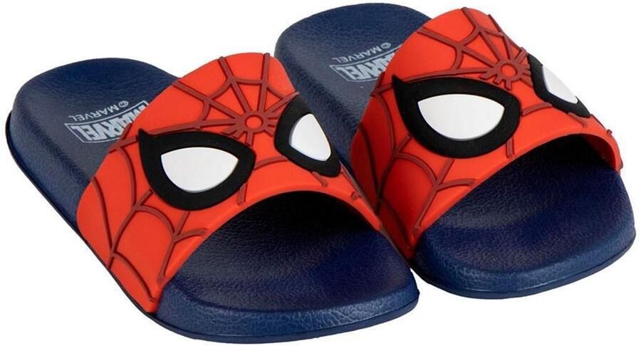 CERDÁ LIFE'S LITTLE MOMENTS Spiderman Slippers Jongens Marvel Badslippers Antislip Zwembad Slippers Blauw Rood Officieel Gelicenseerd