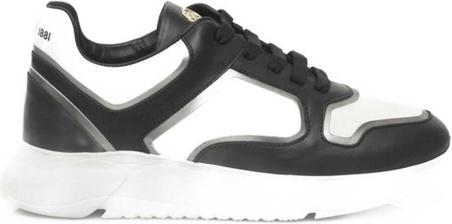 Cerruti 1881 Echt Lederen Sneaker Met Hoge Zool Voor Heren