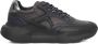 Cerruti 1881 Blauwe Leren Hoge Zool Sneakers Blue Dames - Thumbnail 1