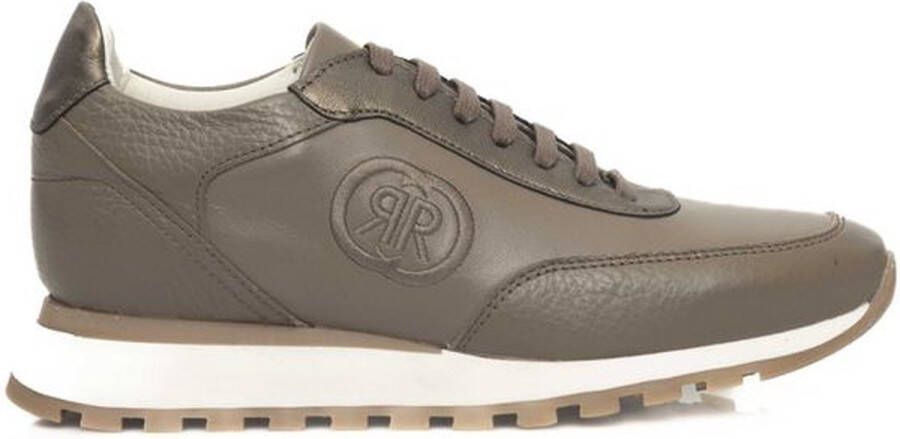 Cerruti 1881 Leren Sneaker Met Plateauzool En Logo Aan De Zijkant