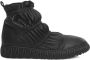Cerruti 1881 Zwarte Leren Winterlaarzen Rubberen Zool Black Dames - Thumbnail 1