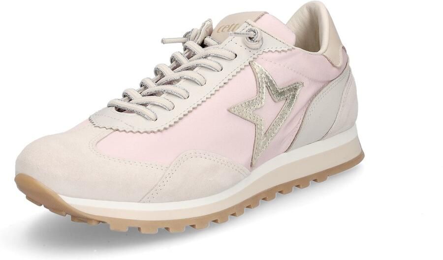 Cetti Lage Sneakers C-1259-SRA-V26-ANTE-MESH-ROSA-PALO