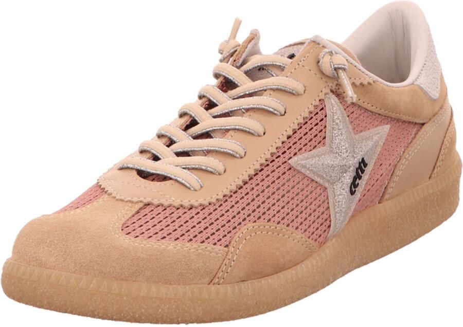 Cetti Sneakers laag 'Sneaker n C1385 SRA old rose Rauleder in rosa' rosa