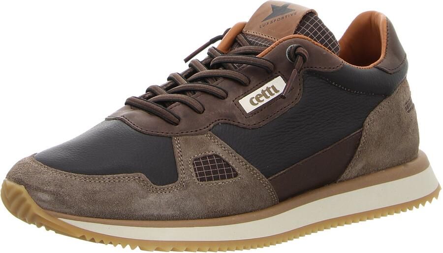 Cetti heren sneakers bruin