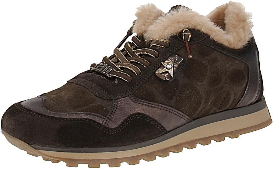 Cetti SRA INV27 Damessneaker Ante-Cocco-Coffee-Pelo
