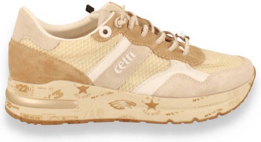 Cetti C1274 Volwassenen Lage sneakers Wit beige