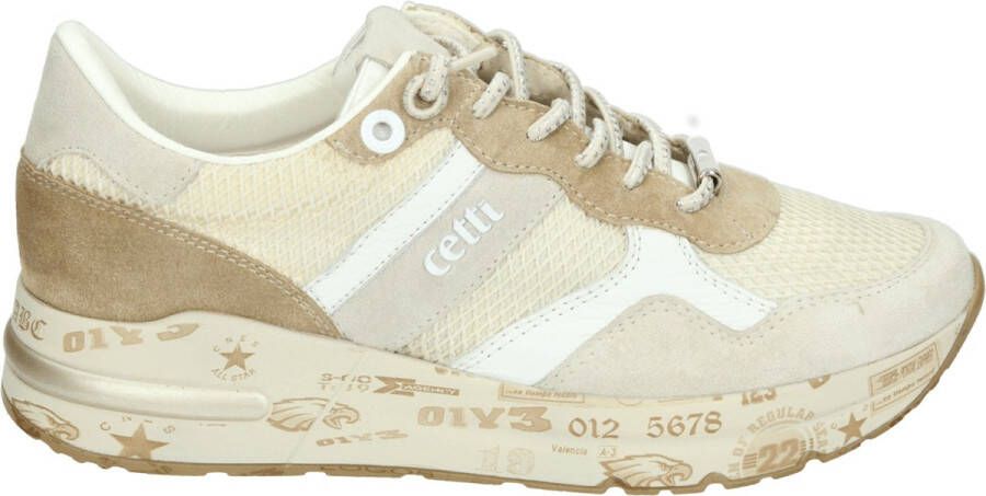Cetti C1274 Volwassenen Lage sneakers Wit beige