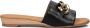 Notre-v Chique Zwarte Leren Slipper Black Dames - Thumbnail 2