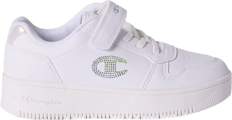 Champion Meisjes RD18 Platform Glitter G PS Sneakers White Silver