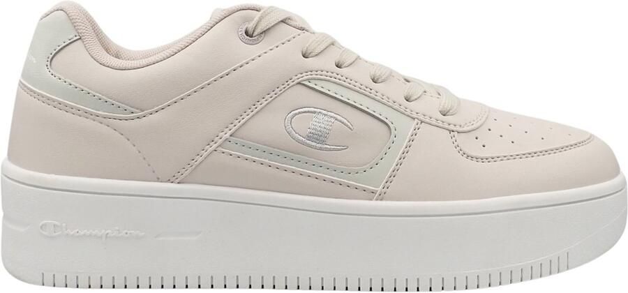 Champion Sneakers Foul Play Plat BS Low Cut Dames Beige