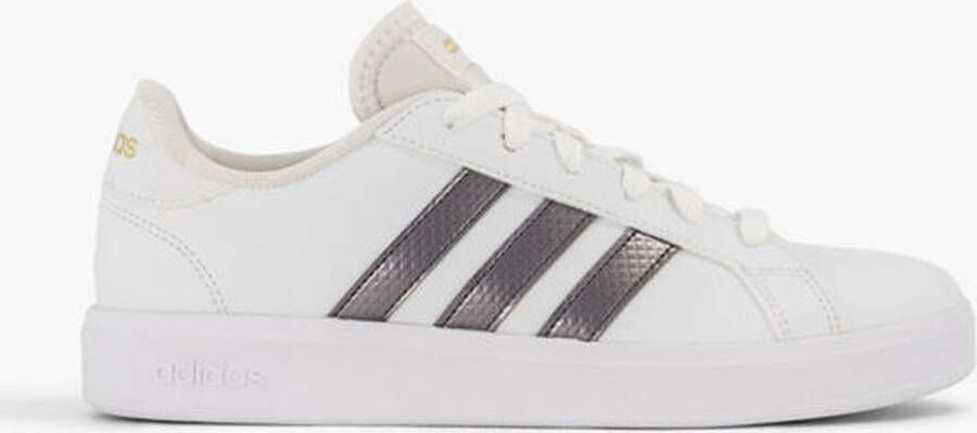 Adidas grand court base 2.0 sneakers wit blauw