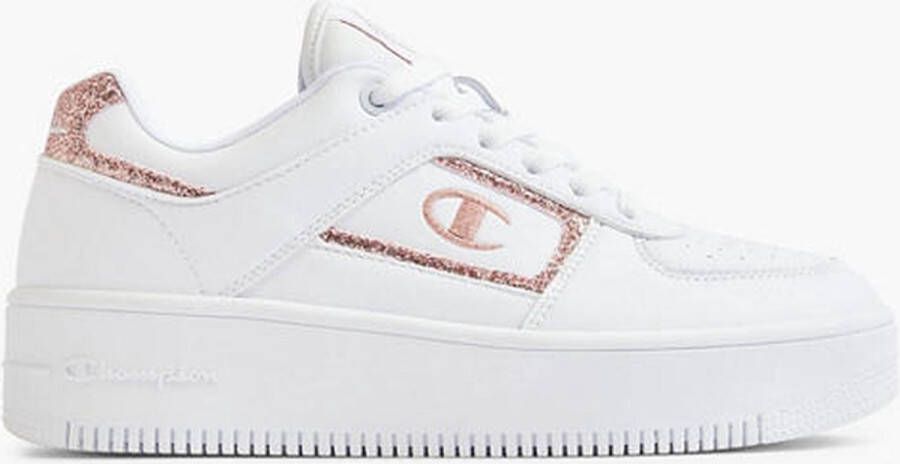 Champion Witte Low Cut Shoe Foul Platform