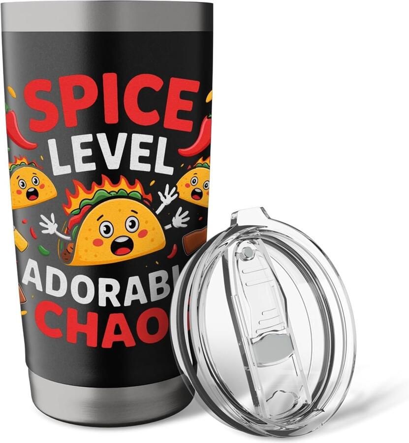 Chaos taco dubbelwandige thermobeker