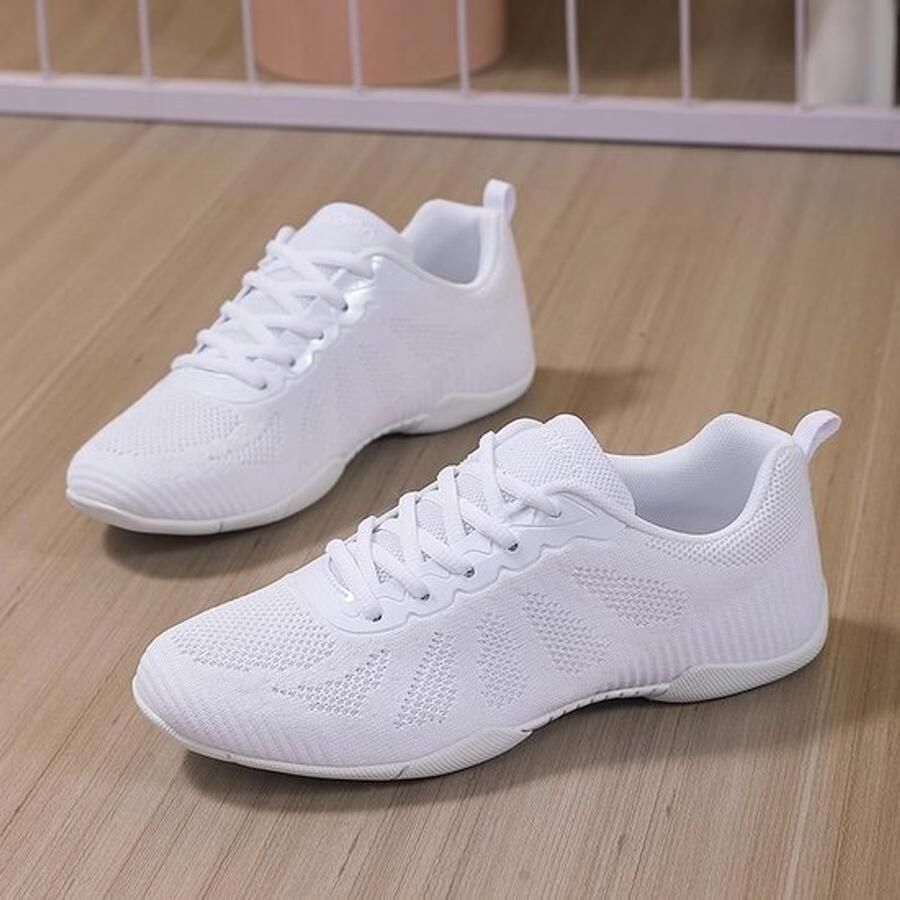 Cheerleading-schoenen voor dames en meisjes Veterschoenen voor dans jazz yoga gymnastiek en outdoor