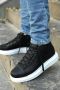 Chekich CH258 BT Schoenen Heren Hoge Sneakers Comfortabele sneakers Wandelschoenen Zwart - Thumbnail 1