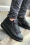 Chekich Heren Laarzen Sneaker helemaal zwart hoge sneakers schoenen comfortabele CH258 - Thumbnail 1