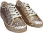 CHIAMAX Dames – glitter sneaker rock ’n roll schoen – gay pride party shoe shine schoe – jaren 60 De Toppers feest – festival kerstmis carnaval – goud – - Thumbnail 1