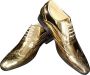 CHIAMAX Heren glinster schoen- disco schoen party shoe shine schoe De Toppers feest bruiloft kerstmis carnaval – glitter and glamour –zilver – - Thumbnail 2