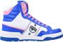 Chiara Ferragni Collection Wit Blauw Lage Top Sneakers - Thumbnail 1