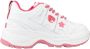 Chiara Ferragni Collection Eyefly Wit Roze Leren Sneaker White Dames - Thumbnail 1