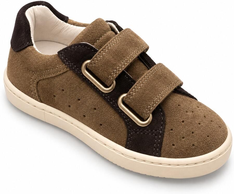 Chica Chico suède sneaker jongens Suede grey suede navy Luxe Look