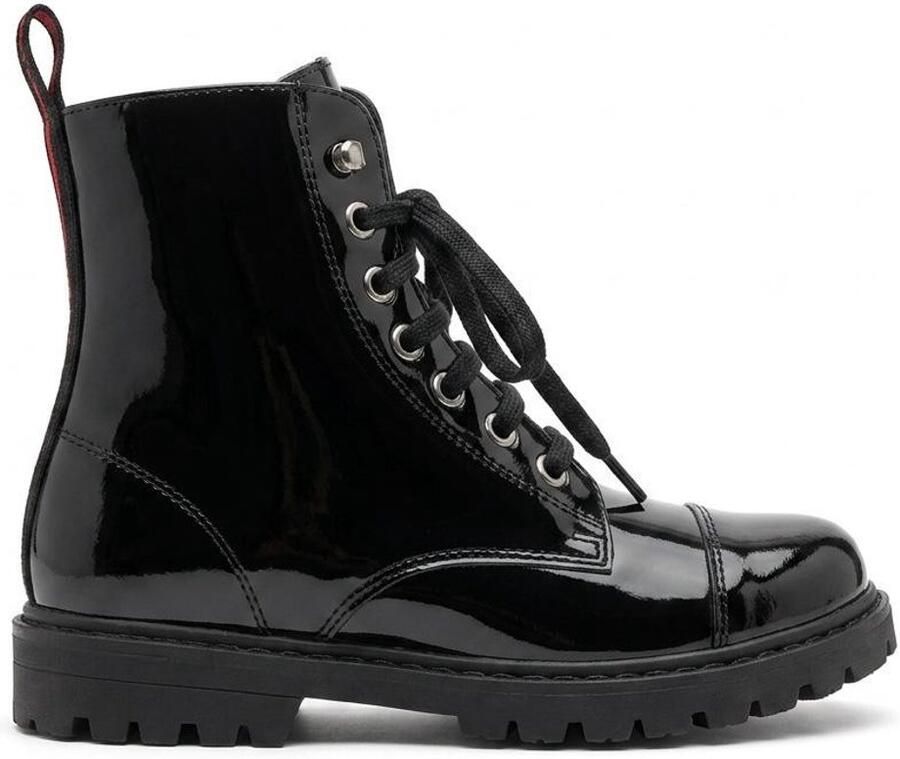 Chica Chico veterlaars meisjes CI31884A gelakt leer Luxe Look zwart - Foto 2