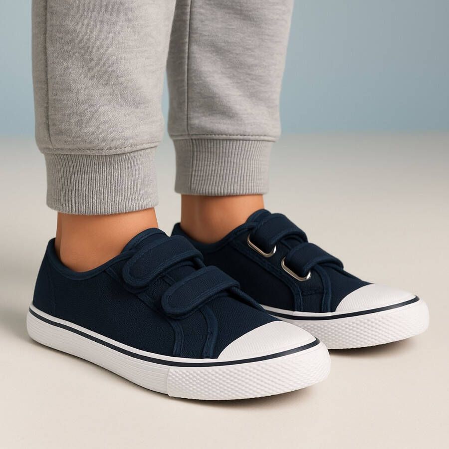 Dutchy Chicane kinder gymschoenen Blauw