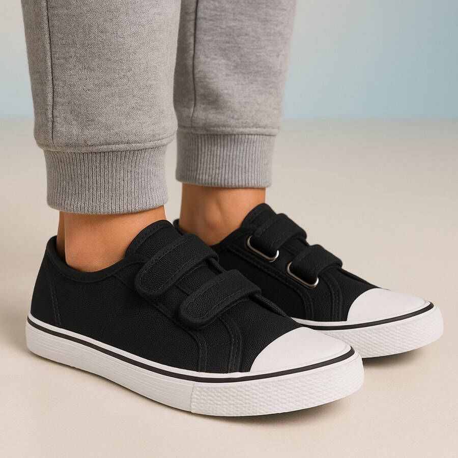 Dutchy Chicane kinder gymschoenen Zwart