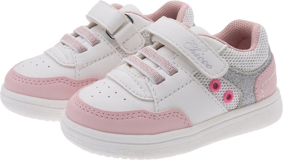 Chicco Baby Meisje Sneakers met elastische veters en klittenband