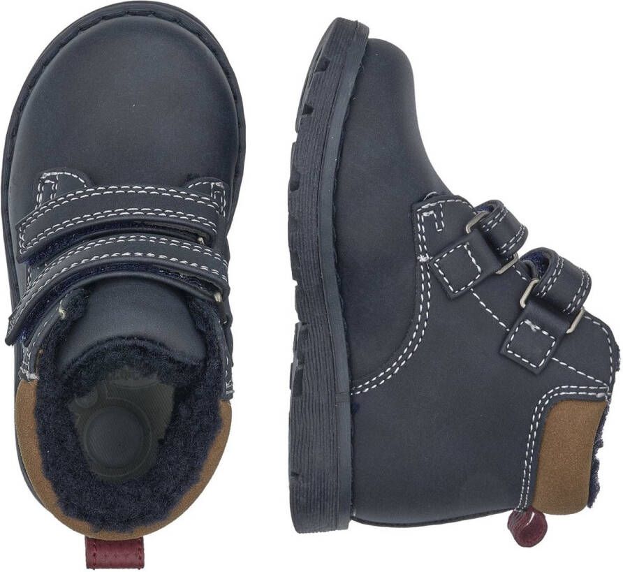 Chicco enkelboots voor jongens met dubbele klittenbandsluiting