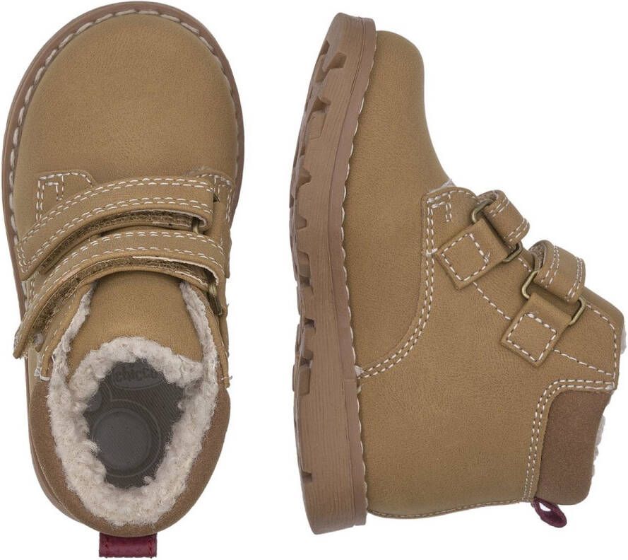 Chicco enkelboots voor jongens met dubbele klittenbandsluiting